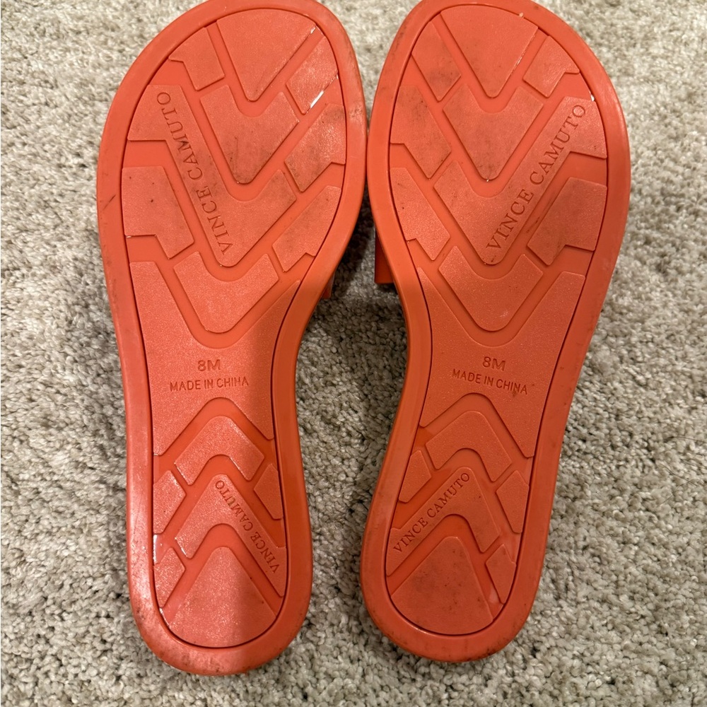 Vince Camuto Orange Sandals with Wide Strap - Picture 2 of 3